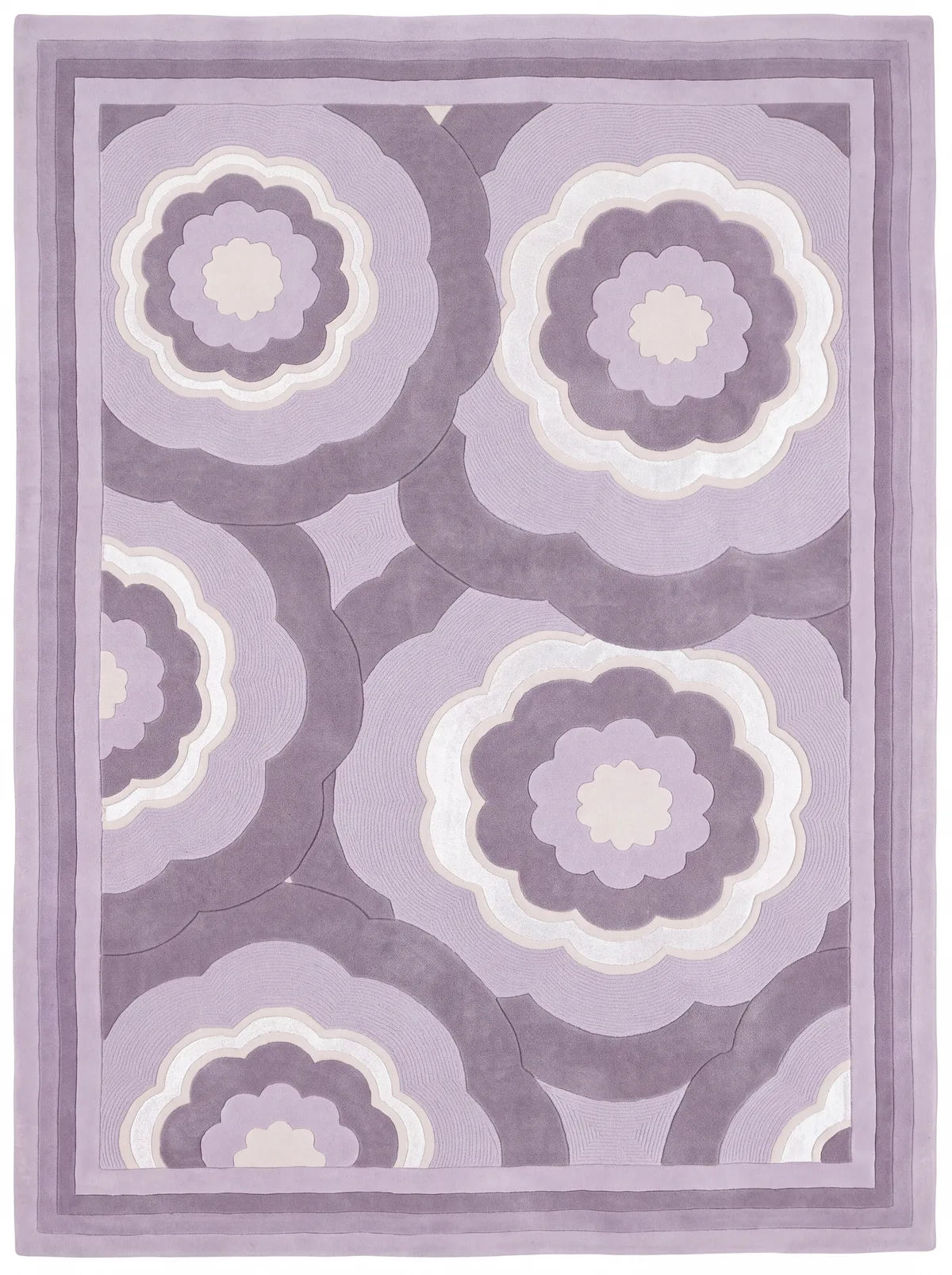 Rosette, custom rug, 200 × 300 cm (6'7" × 9'10"), Nasim Carpets Malaysia