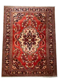 Bakhtiari Red Floral Medallion