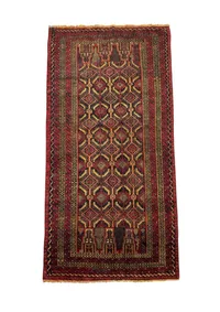 Balochi Prayer Lattice Rug