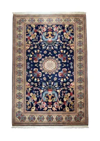 Isfahan Shah Abbasi Floral Medallion 