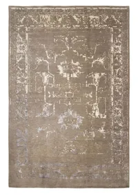 Modern Distressed Grey Rug