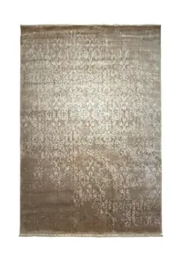 Modern Distressed Taupe Damask