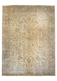 Vintage Tabriz Sand Floral
