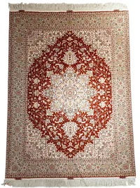 Heriz Medallion Red & Ivory
