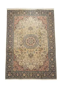 Vintage Kirman-Style Ivory Medallion
