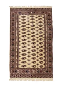 Vintage Turkmen Bokhara Tekke Gul Medallions