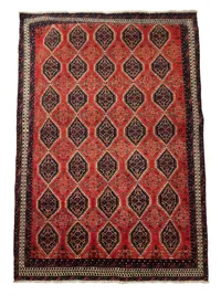 Afshar Lattice Diamond Red