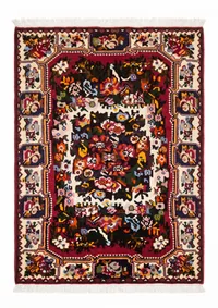 Bakhtiari Floral Garden Crimson