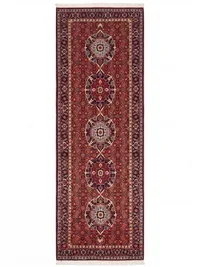 Bidjar Medallion Runner Red