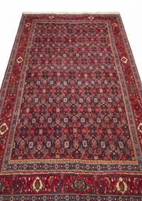 Bijar All-Over Herati Navy