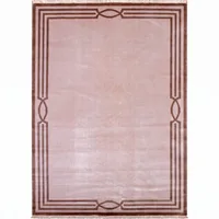 Contemporary Border Blush Minimalist