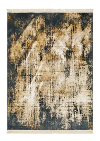 European Abstract Distressed Charcoal
