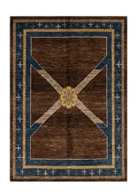 Gabbeh Medallion Brown