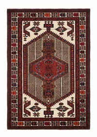 Hamadan Medallion Ivory