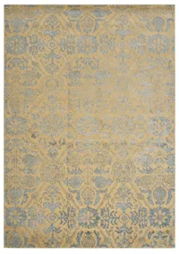 Indian Damask Silver Gold