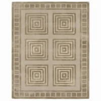 Indo-Nepal Geometric Squares Silver