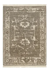 Indo-Nepali Erased Medallion Grey