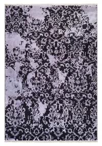 Indo-Persian Erased Damask Charcoal