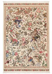 Isfahan Hunting Scene Ivory