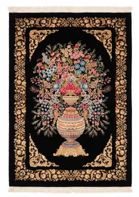 Isfahan Vase Bouquet Black