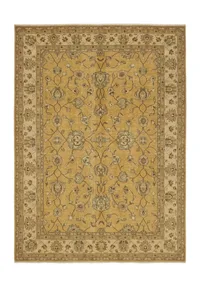 Kashan All-Over Floral Gold