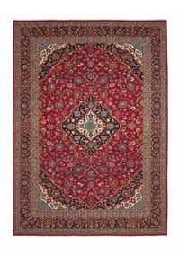 Kashan Medallion Crimson