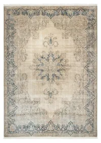 Kashan Open-Field Medallion Ivory