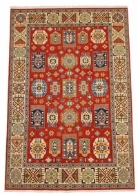 Kazak All-Over Medallion Red
