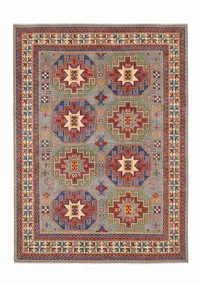 Kazak Medallion Star Grey