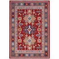 Kazak Tribal Medallion Red