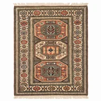 Kazak Triple Medallion Terracotta