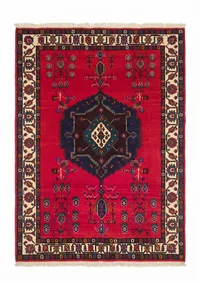 Luri Tribal Medallion Crimson