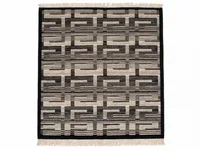 Nepali Abstract Brick Ivory Black