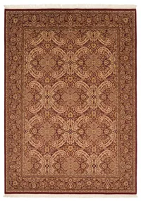 Pak Tabriz Paisley Lattice Burgundy