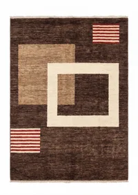 Pakistani Gabbeh Geometric Brown