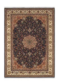 Pakistani Isfahan Medallion Navy