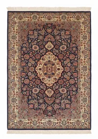 Pakistani Medallion Floral Navy