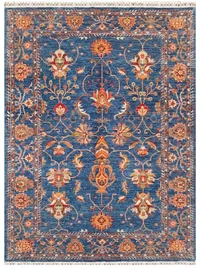 Ziegler Mamluk Vine Scroll Indigo