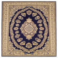 Kerman Medallion Floral Purple