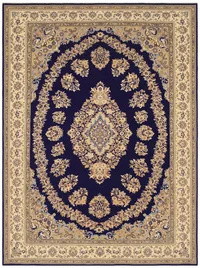 Kerman Medallion Floral Purple