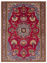 Kashan Medallion Crimson