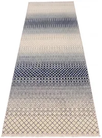 Indo-Modern Ombre Diamond Ivory Navy