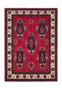 Qashqai Tribal Medallion Crimson