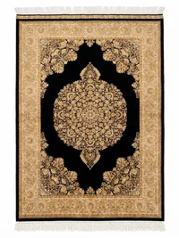 Qum Medallion Black Gold