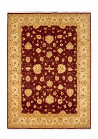 Sultanabad Palmette Vine Scroll Burgundy