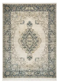 Tabriz Floral Medallion Ivory