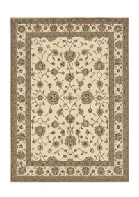 Tabriz Lattice Floral Ivory