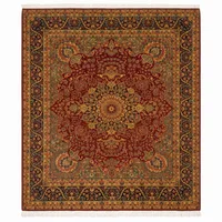 Tabriz Medallion Crimson