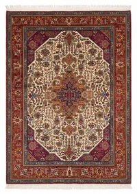 Tabriz Medallion Ivory