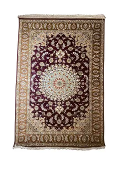 Qum Silk Signed By Masterweaver Hamadi